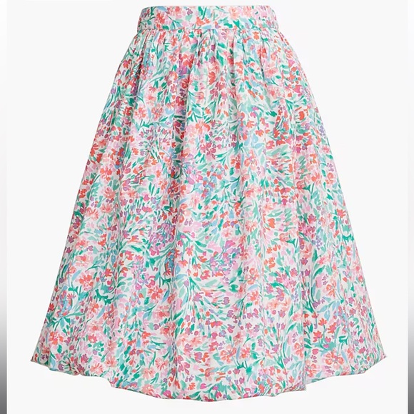 J. Crew Dresses & Skirts - J Crew Floral Multicolor Women's Bubble Skirt size 2x new with tags